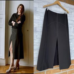 Misha Nonoo  Cameo Skirt - black large NWT